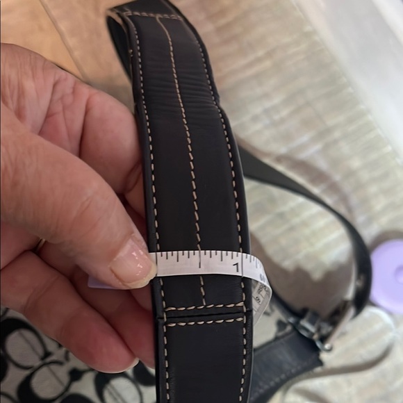 NIB Coach Crossbody Bag - Classic Black and gray print - adjustable strap. - Picture 14 of 15